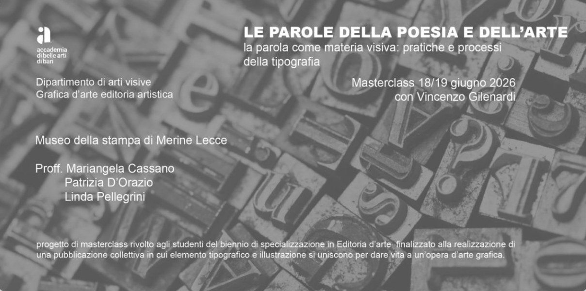 Le parole della poesia e dell'arte